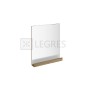 Зеркало для ванной прямоугольное 10° 750х650 мм (X000000853) в интернет магазине сантехники Legres.com.ua