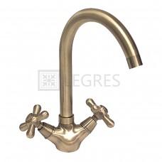 Смеситель для кухни HAIBA DOMINOX 275 бронзовый (HB0089)