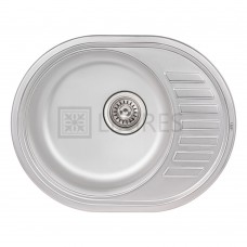 Кухонна мийка Qtap 5745 Satin 0,8 мм (QT5745SAT08)