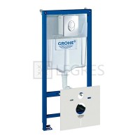 Инстал. Grohe Rapid SL для унитаза с кнопкой Skate Air хром (38721001/38750001+38505000)