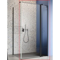 Душевая кабина Radaway NES Black KDJ II 110x110 правая, безопасное стекло, прозрачное, чёрная (10032110-54-01R)
