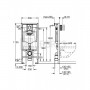 Инсталляционный комплект Grohe Rapid Sl 113×50x16,5 для подвесного унитаза (39504000) 1  в интернет магазине сантехники Legres.com.ua