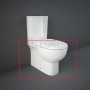 Унитаз компакт RAK Ceramics Sanitaryware  Tonique для ванной в интернет магазине сантехники Legres.com.ua