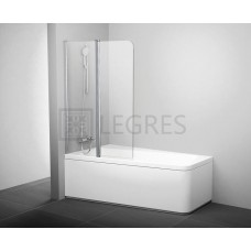 Штора для ванни Ravak 10CVS2-100 L bright alu+Transparent (7QLA0C03Z1)