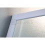 VI`Z душова кабіна 80 ~ 90 * 185см квадратна (скла + двері), регульований білий профіль, скло 2  в інтернет магазині сантехніки Legres.com.ua