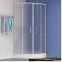 TISZA душова кабіна 80 * 80 * 185см (скла + двері), профіль білий, скло 10  в інтернет магазині сантехніки Legres.com.ua