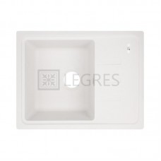 Кухонна мийка Lidz 620x435 /200 білий WHI-01 (LIDZWHI01620435200)