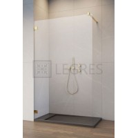 Душова перегородка Radaway Essenza Pro 8 Walk-In 55x200 скло прозоре, gold (1012055-09-01)