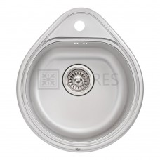 Кухонна мийка Qtap 18x37x34. 5 steel (QT4450SAT08)