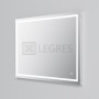 Зеркало для ванной прямоугольное GEM 700х1000 мм (M91AMOX1001WG38)Подсветка:светодиодная 2  в интернет магазине сантехники Legres.com.ua